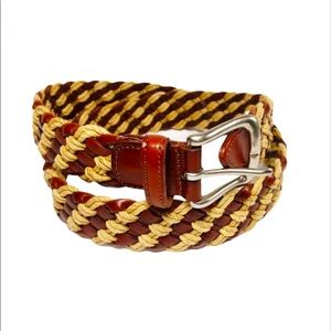 Bachrach braided Leather /Woven  Belt